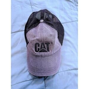 CAT Caterpillar Mesh Back Baseball Cap Hat